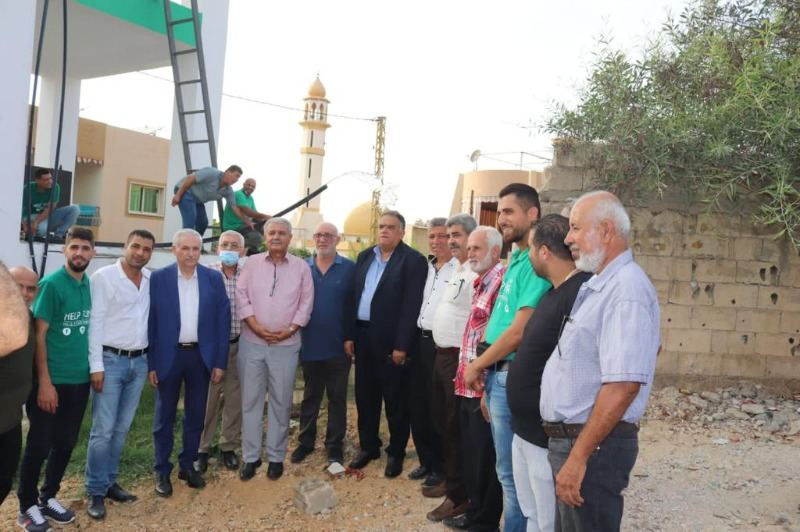 جمعية (HELP DUNYA) تفتتح مشروع بناء خزان المياه في تجمع كفربدا